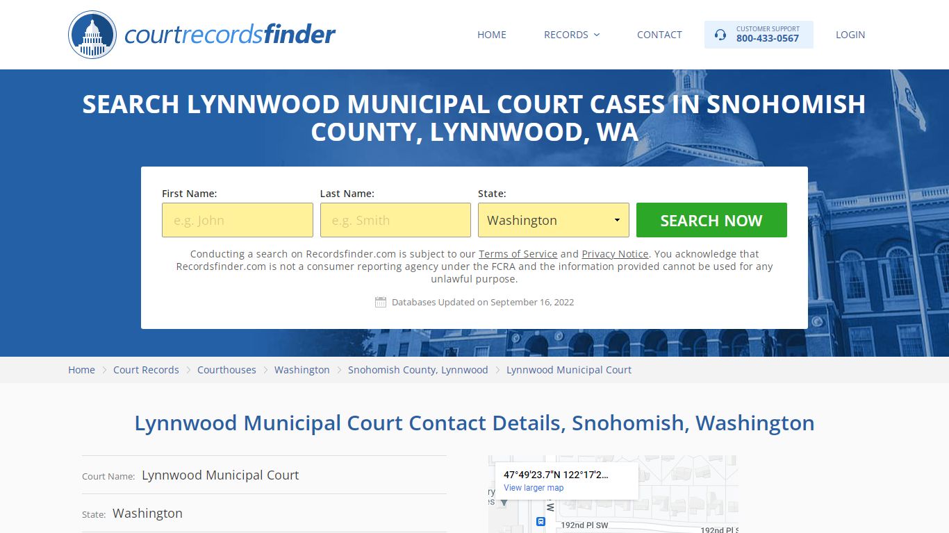 Lynnwood Municipal Court Case Search - RecordsFinder